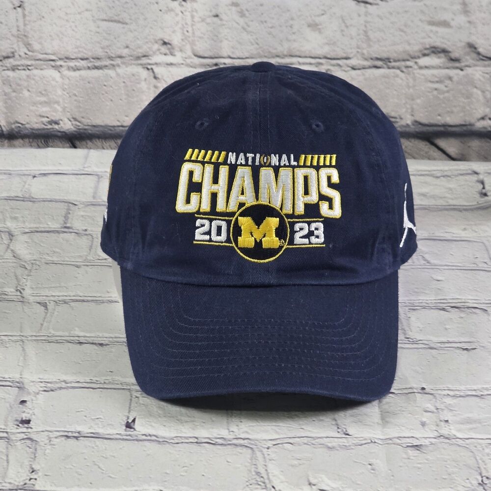 Michigan Wolverines Nike Team Jordan Brand 2023 Nat Champs Locker Room Black Hat